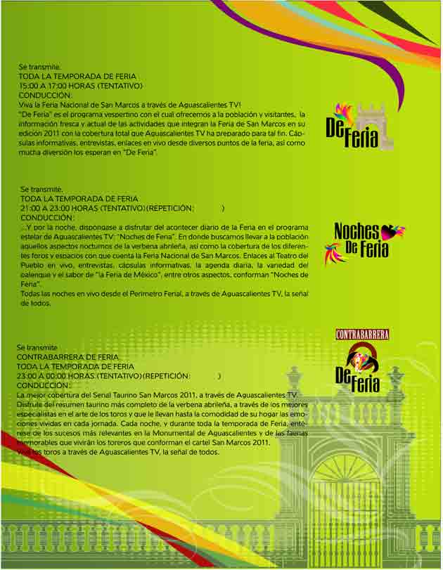 Programme Feria Aguascalientes