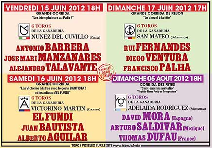 Rservez vos places pour Istres 2012