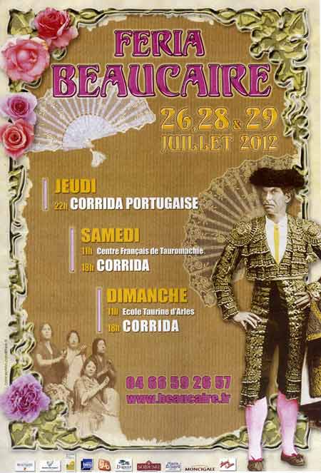 Affiche Feria Beaucaire 2012 Affiche Feria Beaucaire 2012