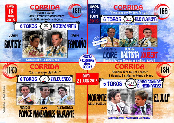 Cartels Féria de Istres 2015