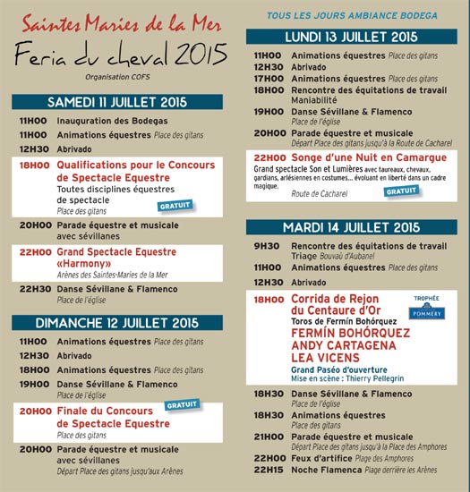 Infos complémentaires 2015
