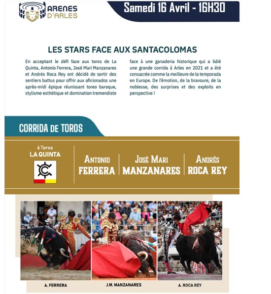 Arles Féria 2022