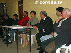 Bureau du C.T.N. durant la confrence de presse - Mas de la Carioca