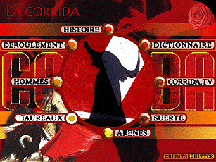  Encyclopdie de la Corrida : Menu  - pour avoir plus de dtails ou commander Cliquez!