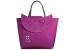 Grand SAC CAPOTE FUSCHIA en forme de cape de torero