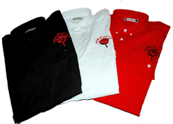 Chemises brod�es � manches longues